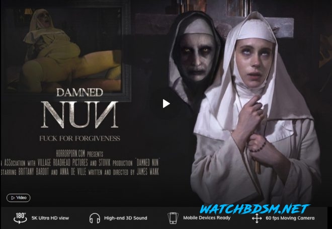 Damned Nun in 180° X + 5K (X Virtual 63) - UltraHD/2K - X Virtual, Horror Porn