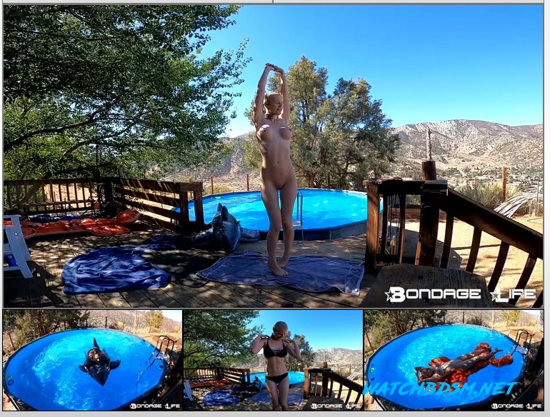 Rachel Greyhound - By The Pool - HD - BondageLife